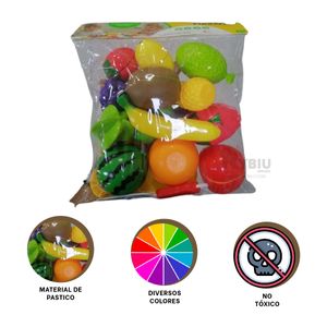 Pack de Frutillas para Cortar en Multicolor Y+Stickers