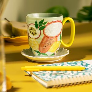 Mug Cerámica Decal con Diseño 400 ml