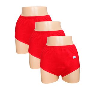 Pack x3 Trusa Clásica Sweet Cotton Rojo