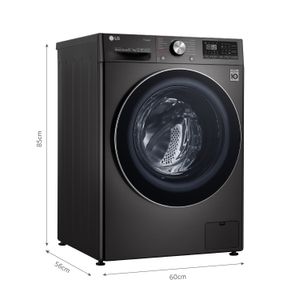 Lavaseca LG AI DD Inteligencia Artificial Carga Frontal WD12BVC2S6C 12/7 Kg Negro Acero