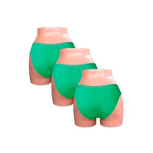 Pack x3 Bikini Sweet Cotton Verde kiwi