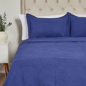 Cubrecama Kaz  Palma Azul King