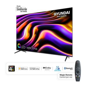 Televisor HYUNDAI QLED 85" HYLED8502QW4KM 4K UHD webOS