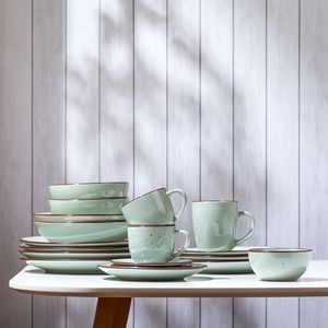 Set loza Cerámica stoneware verde