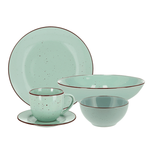 Set loza Cerámica stoneware verde