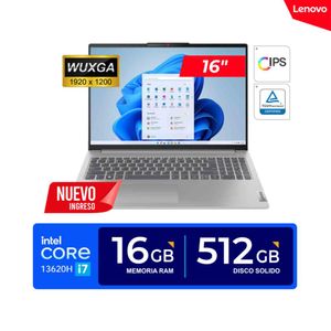 Laptop Lenovo Ideapad Slim 5 16" WUXGA IPS Core I7-13620H 4.9GHz 16GB DDR5 512GB SSD FREEDOS