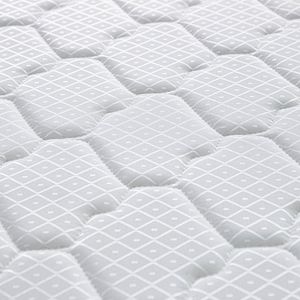 Cama Americana FORLI Acqua 1.5 Plazas Blanco + 1 almohada + Cama mascota