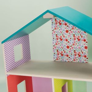 Casa Textil de Dos Pisos para Muñecas
