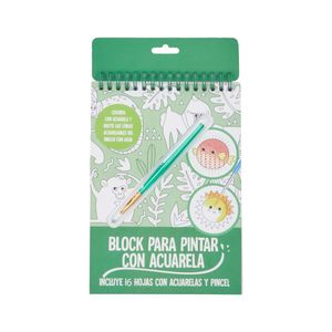 Block con Diseños para Pintar con Acuarela