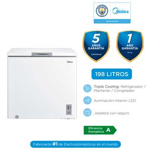 Congeladora MIDEA 198L MDRC280FZR01PE Blanco