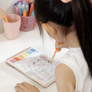 Block con Diseños para Pintar con Acuarela