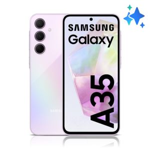 Celular Samsung Galaxy A35 256GB SSD 8GB RAM SM-A356ELVFLTP 6.6" Light Violet