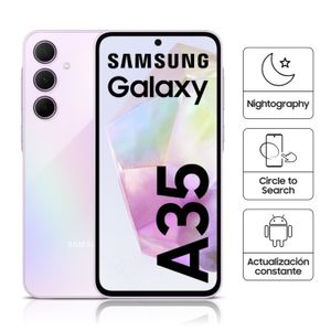 Celular Samsung Galaxy A35 256GB SSD 8GB RAM SM-A356ELVFLTP 6.6" Light Violet