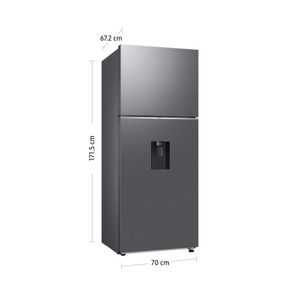 Refrigeradora Samsung RT38DG6730S9PE Top Freezer Digital Inverter 384L Plata