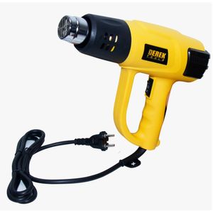 Pistola de Calor 2000W Derek Tools Flujo Aire Caliente Empaque