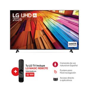 Televisor LG 75" 75UT8050PSB LED 4K Ultra HD (2024)