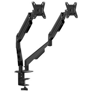 Soporte Doble para Monitores 13 a 32 Acero, Aluminio Klip Xtreme - KMM-410