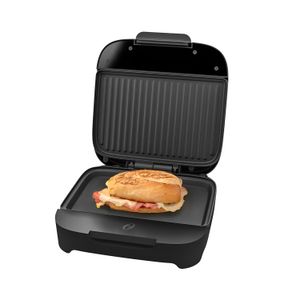 Sandwichera Oster CKSTSM400 Compacta Con Platos Hondos Negro