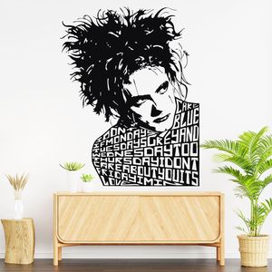 Vinilo Decorativo Stickart Robert Smith The Cure Pequeño Sticker Música