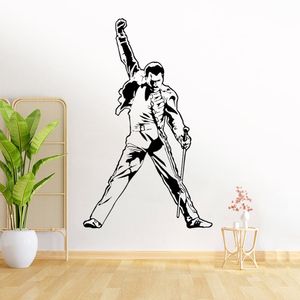 Vinilo Decorativo Stickart Freddy Mercury Mediano Sticker Música