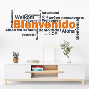 Vinilo Decorativo Stickart Bienvenido Pequeño Sticker Frases