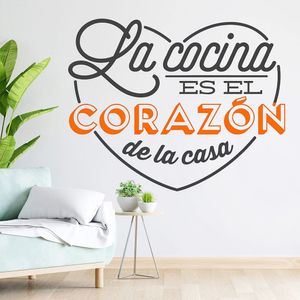 Vinilo Decorativo Stickart Corazón De La Casa Mediano Sticker Cocina