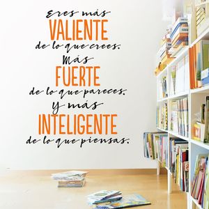 Vinilo Decorativo Stickart Eres Mediano Sticker Frases