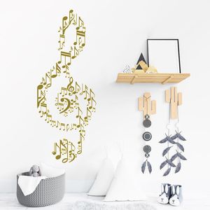 Vinilo Decorativo Stickart Sinfonía Pequeño Sticker Música
