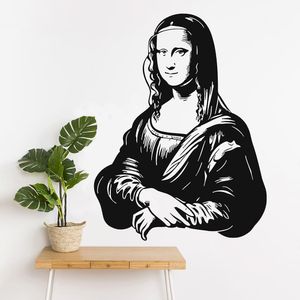 Vinilo Decorativo Stickart Mona Lisa Pequeño Sticker Arte