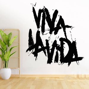 Vinilo Decorativo Stickart Coldplay Viva La Vida Mediano Sticker Música