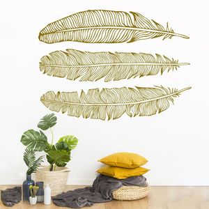 Vinilo Decorativo Stickart Plumas Mediano Sticker Urbano