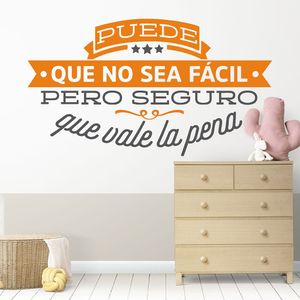 Vinilo Decorativo Stickart Puede Que Mediano Sticker Frases