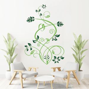 Vinilo Decorativo Stickart Enredaderas Pequeño Sticker Flores