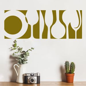 Vinilo Decorativo Stickart Copas Pequeño Sticker Cocina