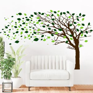 Vinilo Decorativo Stickart Árbol En Otoño Pequeño Sticker Árboles