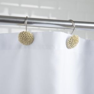 Set 12 Argollas para Cortina de Baño 4x5x6,4 cm