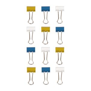 Set 12 Clips Sujetadores para Escritorio 2 x 3,5 cm
