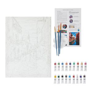 Set Bastidor y Materiales para Pintura 30 x 40 cm