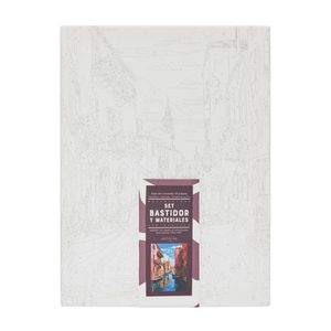 Set Bastidor y Materiales para Pintura 30 x 40 cm