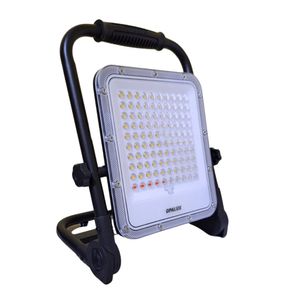Reflector Opalux 50w Recargable Para Exteriores Ip65 100 Leds