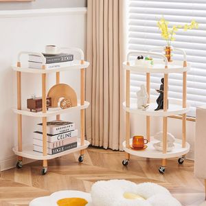 Carrito Organizador Circular Multiuso 3 niveles Blanco
