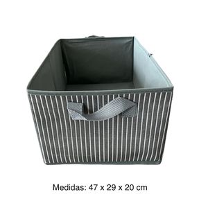 Caja de Almacenamiento de Ropa Plegable  XL Rayas