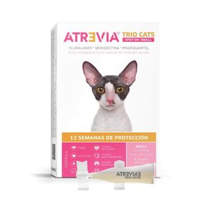 Antipulgas para gatos Atrevia Trio Cats Spot On Small (1.2 - 2.8 kg) x 1 pip