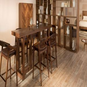 Comedor Bar Dmuebles 6 sillas Veliero - Nogal