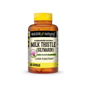 Milk Thistle Silimarina Mason Natural 60 Cápsulas