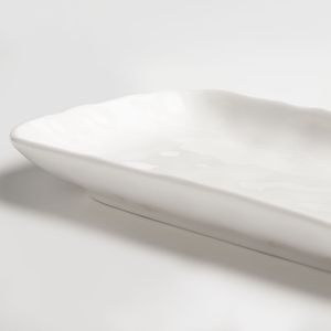 Platito para Galletas de Cerámica Rectangular 20,4 x 13 x 2,8 cm