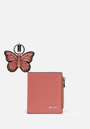 SET BILLETERA Y LLAVERO BUTTERFLY