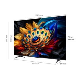 Televisor TCL 85 Google Tv QLED 4K Ultra HD Smart Tv 85c655