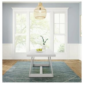 Mesa de Comedor Clásica TU MESITA Collins color Blanco