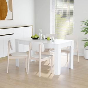 Mesa de Comedor Clásica TU MESITA Liana color Blanco